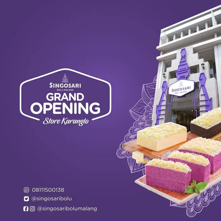 Tentang Grand Opening Bolu Malang Singosari